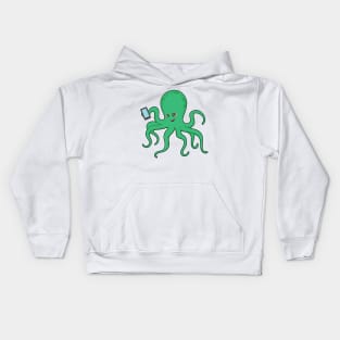 Octopus Mobile Kids Hoodie